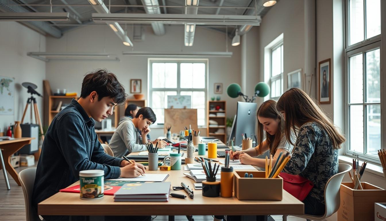 University campus and academic environment in Paris